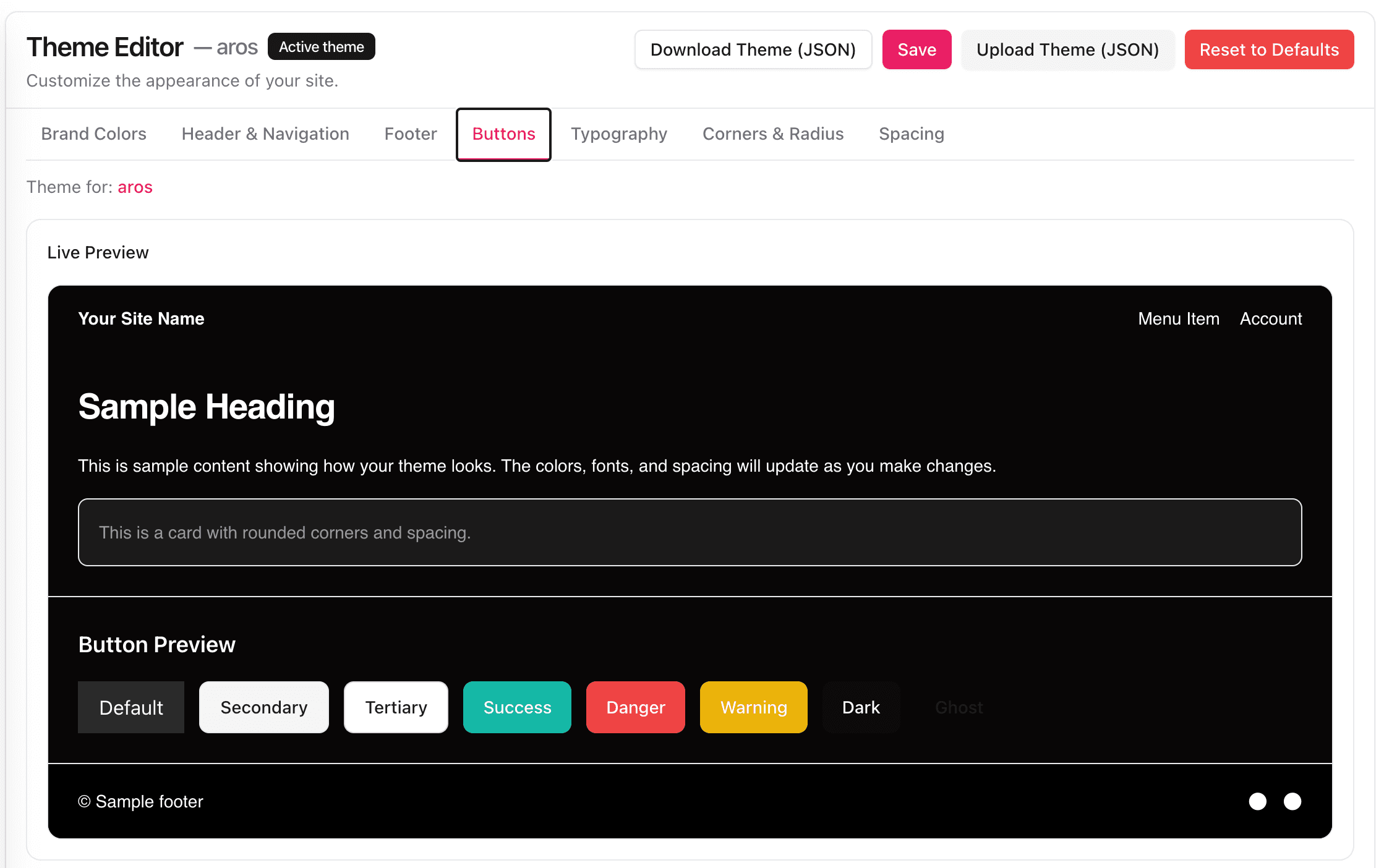 Theme it. Extend it.